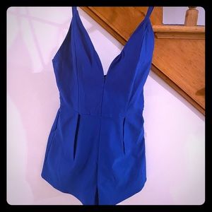 Blue romper. NBW, NWT